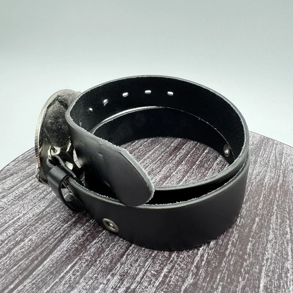 Pittsburgh Steelers Belt Mens 36‎ NFL Leather Logo Bottle Opener Tailgater NCAA